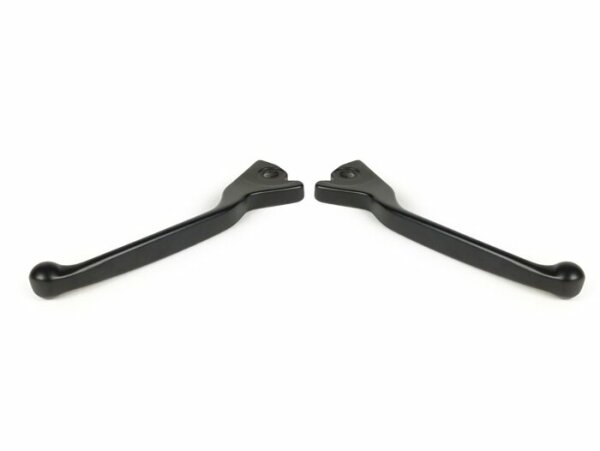 Pair of brake levers -MOTO NOSTRA- Vespa GT, GTL, GTS 125-300 - matt black