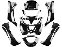 bodywork kit 8-piece black glossy for Piaggio MP3 125-500...