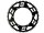 Kettenrad Doppler Aluminium 60 Zähne für Doppler Kettenradhalter 6 x 152mm