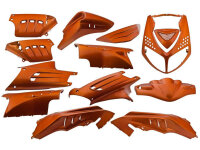 fairing kit EDGE 13-piece orange metallic for Peugeot...