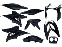 fairing kit EDGE 9-piece black metallic for Yamaha Aerox,...