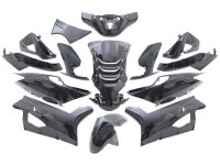 fairing kit EDGE 14-piece black metallic for Peugeot...