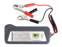 12V Batterie- und Lichtmaschinentester mit Krokodilklemmen