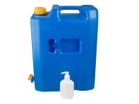 20L Wasserkanister mit Kunststoffventil + Spender...