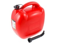 Benzinkanister aus Kunststoff, 20L, oval, rot