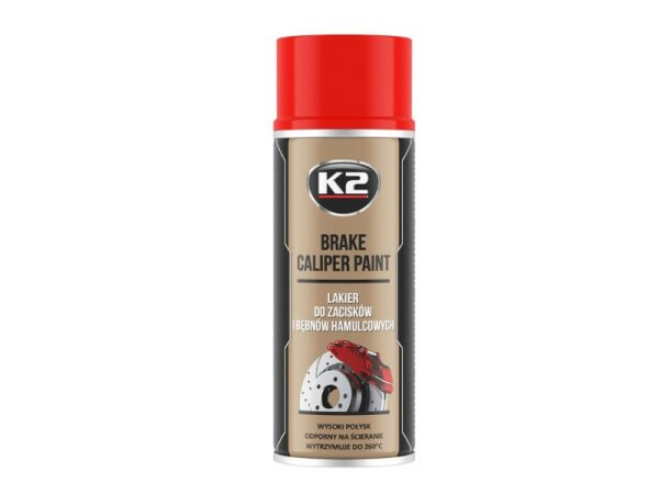 BRAKE CALIPER PAINT Lack für Bremssättel und Bremstrommeln, rot, 400 ml