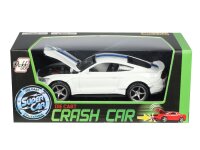 Dodge Challenger CRASH CAR, weiß (A02400B)