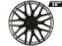 Dakar schwarz / silber 16" Radkappe, 1 St.