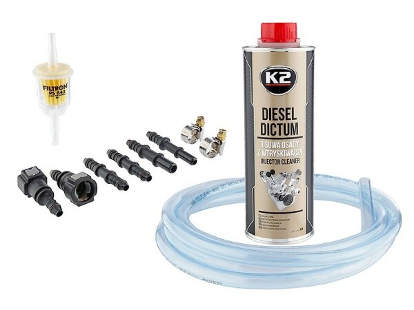 DIESEL DICTUM SET Injektor-Reinigungsset, 500 ml