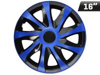 DRACO CS blau - schwarz 16" Radkappen, 4 Stk