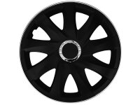 DRIFT SCHWARZ MATT Radkappen + Ring 14", 4 Stk