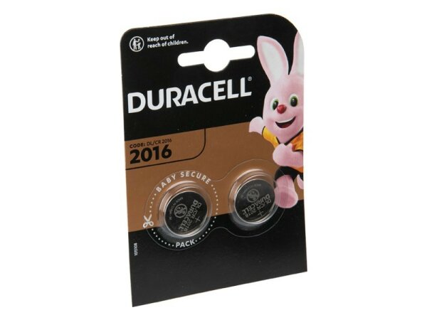 Duracell 3V DL 2016B Batterien, 2 Stk