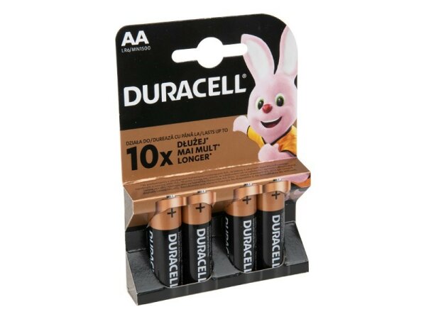 Duracell LR06 AA-Batterien, 4 Stk