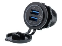 Eingebautes Ladegerät 2x USB QC3.0 mit...