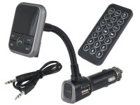 FM-Transmitter mit LCD, SD-Slot, AUX, USB 2.1A, mit...