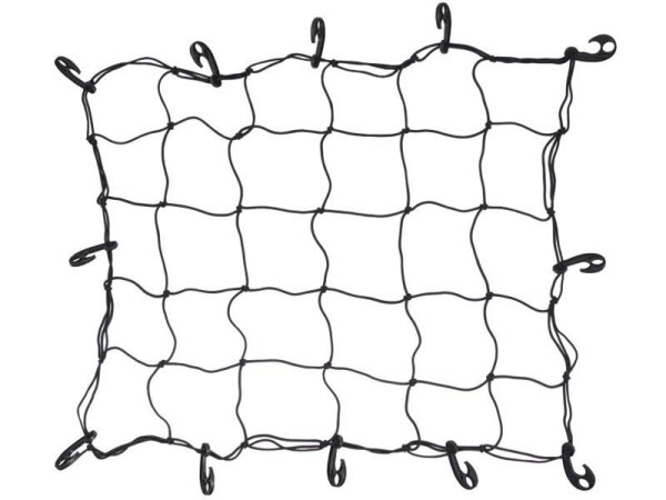 Gepäcknetz, 75x90cm mit Haken