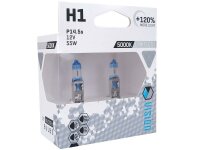 Glühlampen VISION Limitless H1 12V 55W P14.5s U E4 +120%, 2 Stk