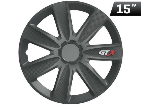 GTX Carbon / Graphit 15" Radkappe, 1 Stk