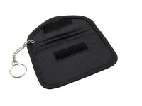 Horizontaler Keyless-Kartenhalter, Signalblockierung, schwarz