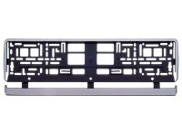 Kennzeichenrahmen mit silberner Umrandung