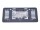 Kennzeichenrahmen, klein 305 x 114 mm, schwarz mit Streifen