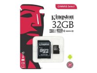 Kingston Canvas Select 32 GB microSDHC-Speicherkarte der Klasse 10