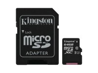 Kingston Canvas Select 64 GB microSDHC-Speicherkarte der...