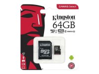 Kingston Canvas Select 64 GB microSDHC-Speicherkarte der Klasse 10