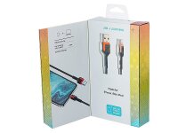 Lade- und Synchronisierungskabel, Mikrofasergeflecht, 100 cm, USB > Lightning