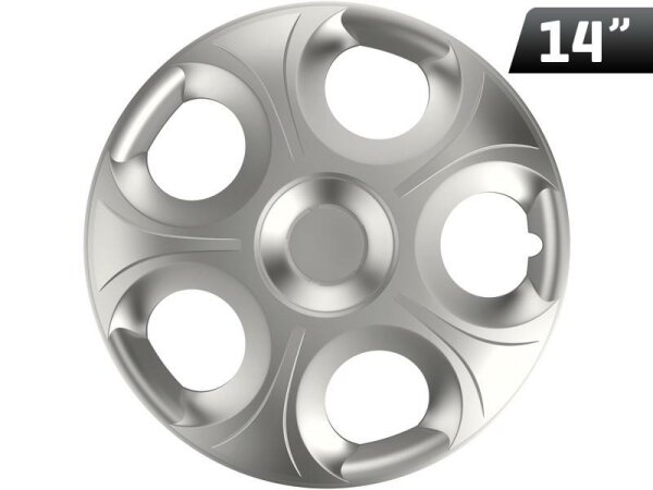 Matrix silber 14" Radkappe, 1 Stk