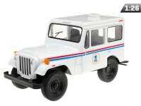 Modell 1:26, 1971 Jeep DJ-5B USPS Edition, weiß (A11765)