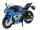 Modell 1:18 Suzuki GSX-R1000, blau