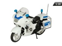 Modell 1:18, Motorradpolizei, weiß