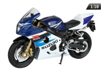 Modell 1:18, Suzuki GSX-R750, marineblau weiß...