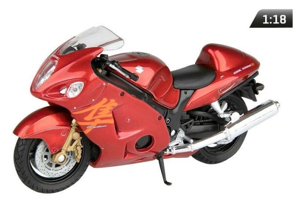 Modell 1:18, Suzuki HAYABUSA, rot (M144SUHAYAC)