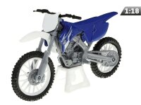 Modell 1:18, Yamaha YZ 450F, blau (M05604FNI)