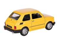 Modell 1:21, PRL FIAT 126p, gelb