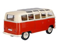 passend für kompatibel mit - Modell 1:32, 1967 VW Classical Bus, rotcreme (A05755CBCK)