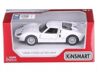 passend für kompatibel mit - Modell 1:32, Kinsmart, 1966 Ford GT40 MKII, weiß (A752FGTBI)