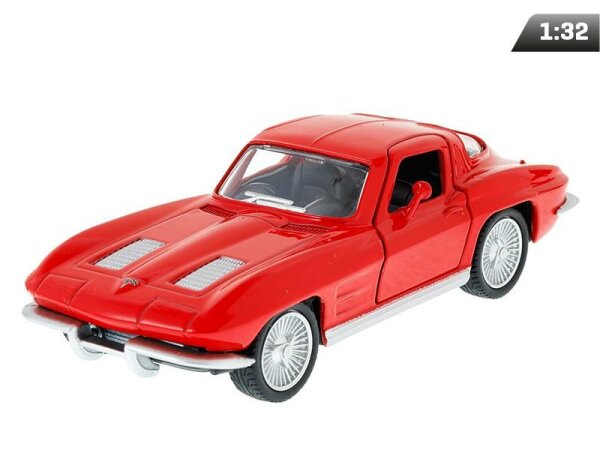 Modell 1:32, RMZ 1963 Chevrolet Corvette Stingray Split Window, Rot