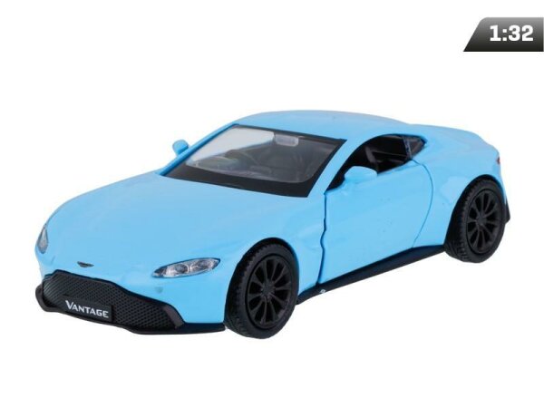 Modell 1:32, RMZ Aston Martin Vanatage (2018), blau