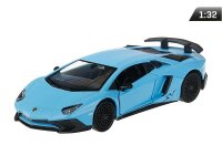 Modell 1:32, RMZ Lamborghini Aventador LP750-4 SV, Blau