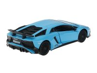 Modell 1:32, RMZ Lamborghini Aventador LP750-4 SV, Blau