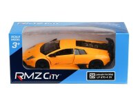 Modell 1:32, RMZ Lamborghini Murcielago LP670-4 SV, Gelb