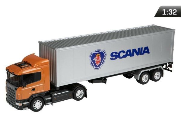 Modell 1:32, SCANIA R470, orange silber