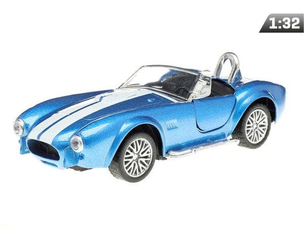 Modell 1:32, Shelby Cobra, blau