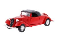 Modell 1:34, 1939 CITROËN 11B Traction Avant Cabrio, rot (A008751C1TC)