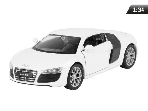 Modell 1:34, 2016 AUDI R8 V10, weiß (A880AR8VB)