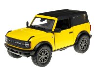 Modell 1:34, 2022 Ford Bronco Hard Top, gelb  (A11768Z)