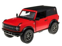 Modell 1:34, 2022 Ford Bronco Hard Top, rot (A11768C)